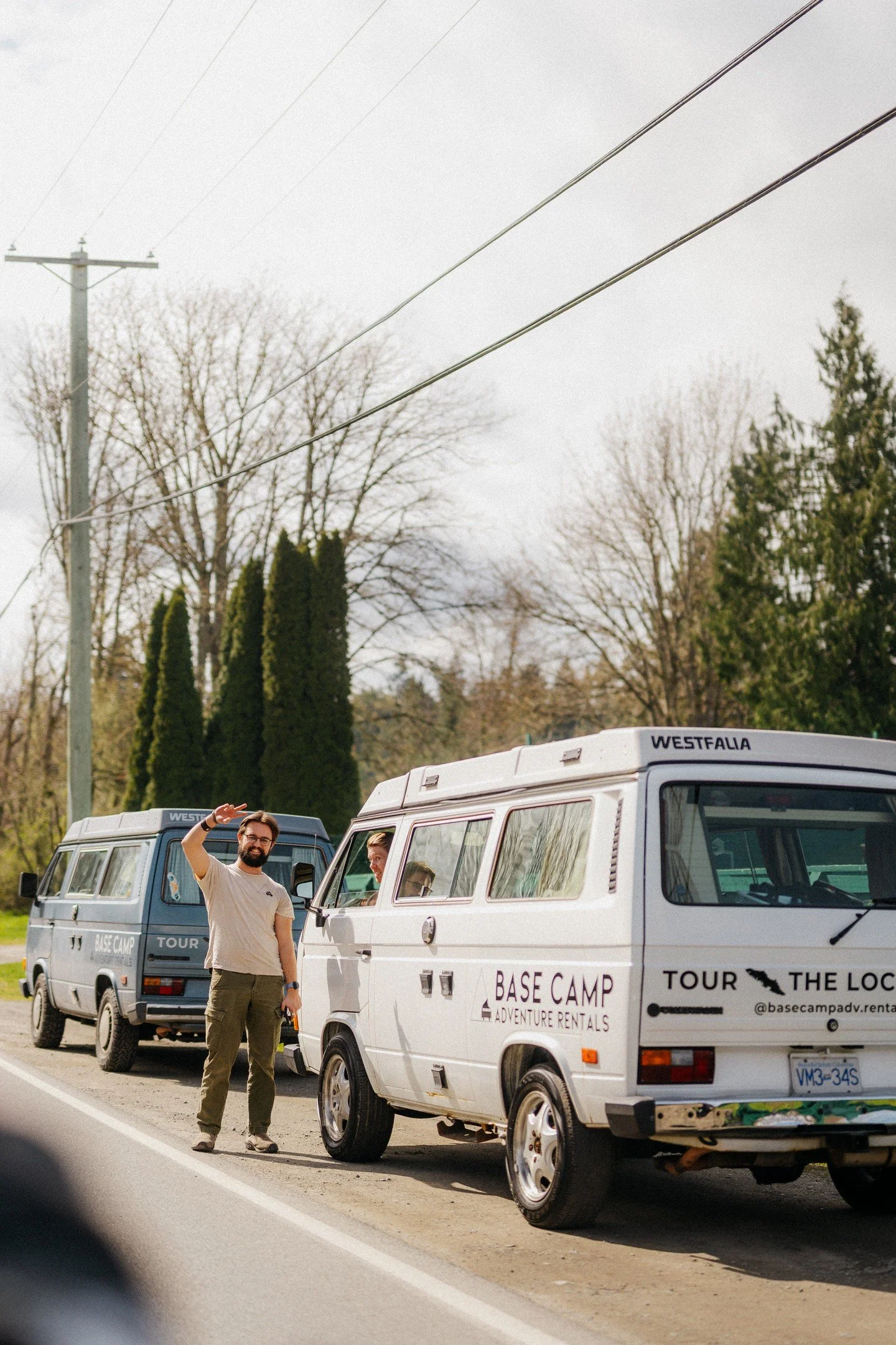 What to expect at check-in &amp; check-out (aka the easy part):
ㅤ
Check-in:
You roll into Mill Bay (or hop on our free local pickup 👀), Dylan will give you a quick walkthrough of the van &mdash; how everything works, where everything is, and a few p