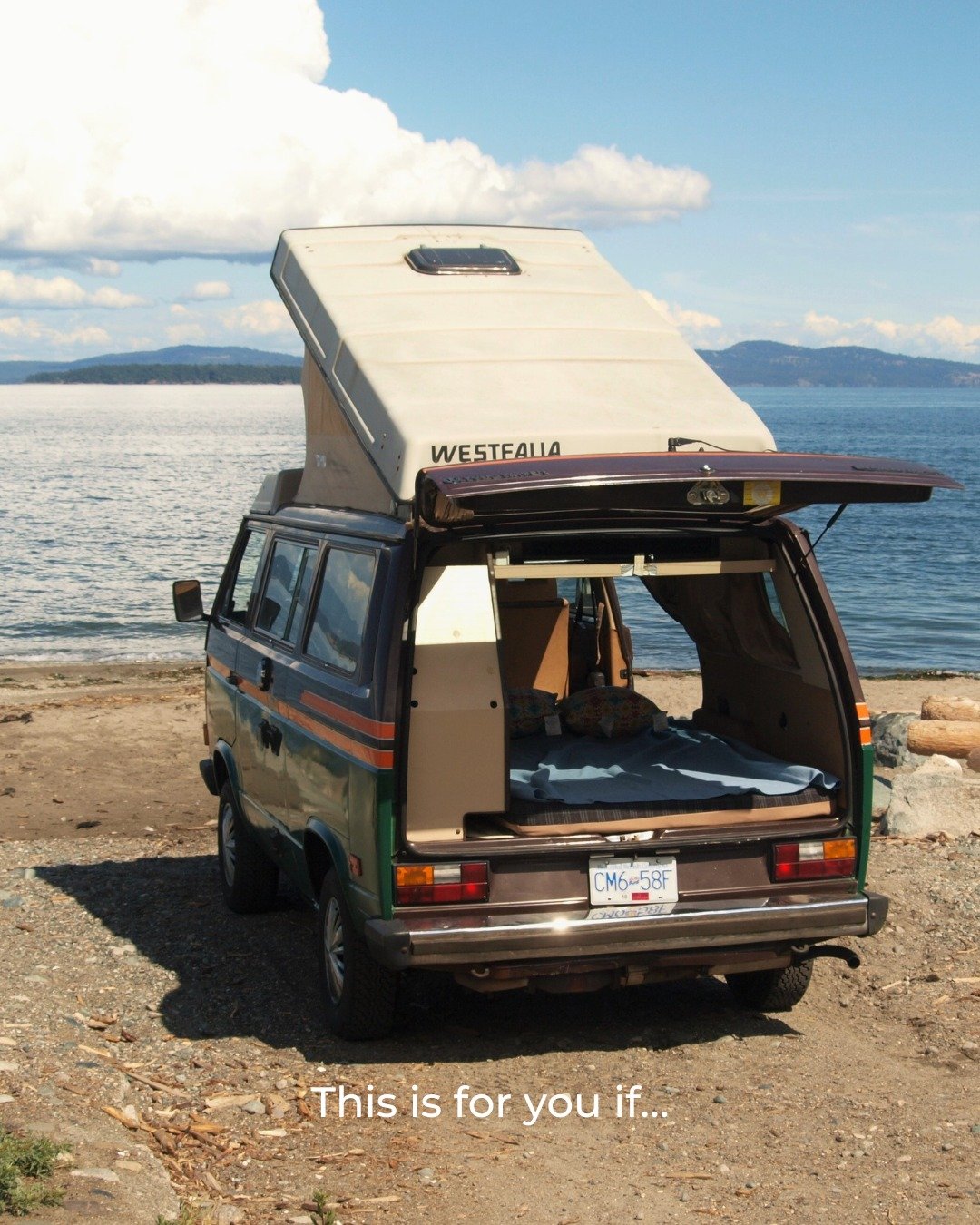 You don&rsquo;t need to be a &ldquo;vanlife person&rdquo; to do this.
ㅤ
You don&rsquo;t need experience.
You don&rsquo;t need to have it all figured out.
ㅤ
You just need to want a better way to travel.
ㅤ
Something a little slower.
A little easier.
A 