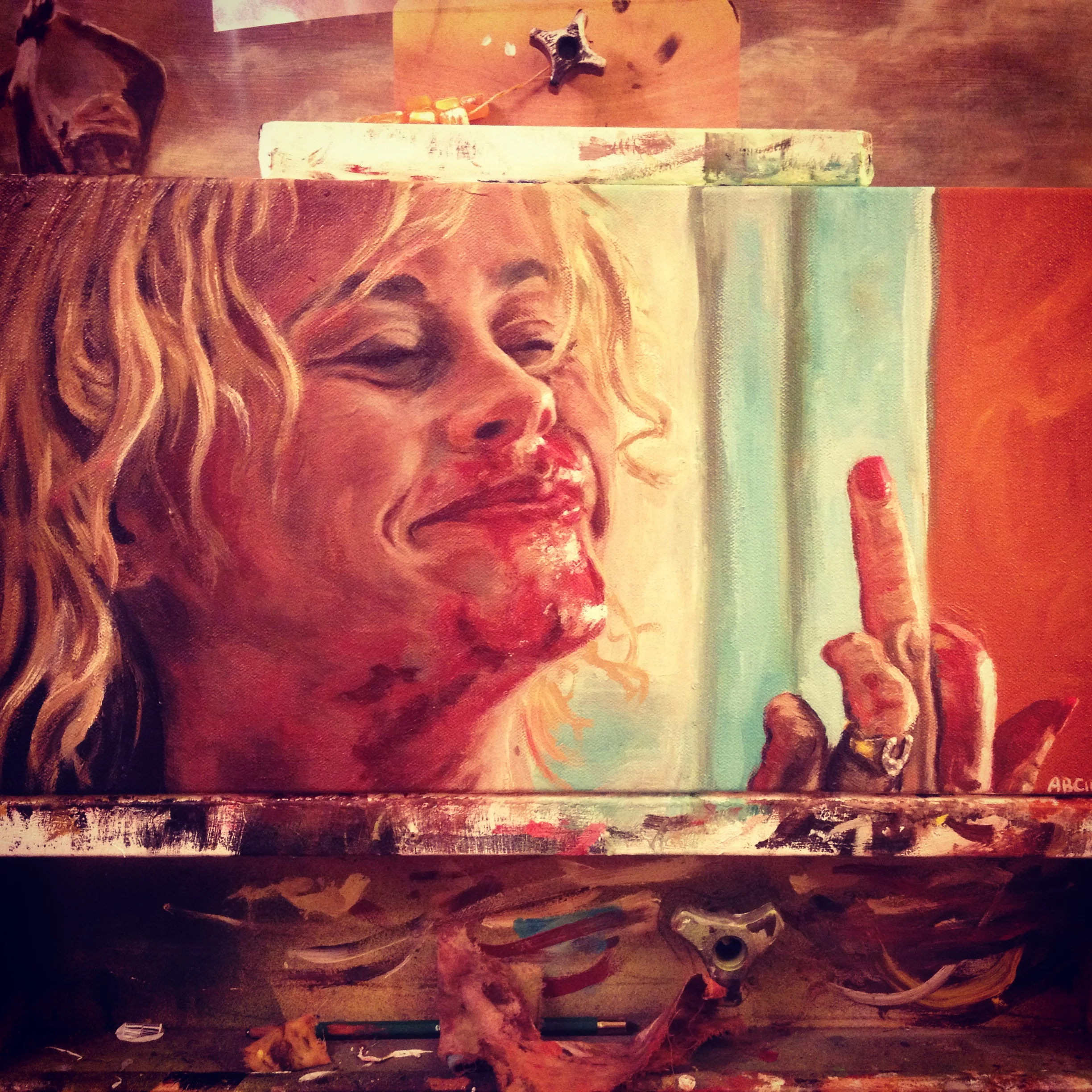 Alabama. Oil. 12" x 36". 2014. 