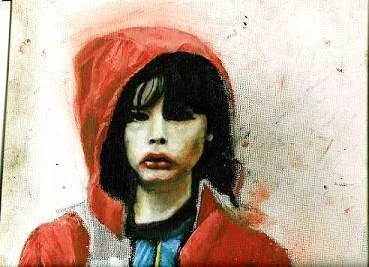 PJ In Red. Oil on canvas. 2006.