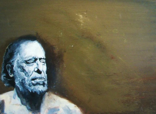Bukowski. Oil on wood. 2008. 