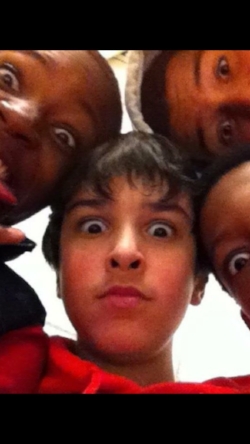 A photo of Shadi and his friends from Seventh Grade. Provided by Shadi's friend Carlton.