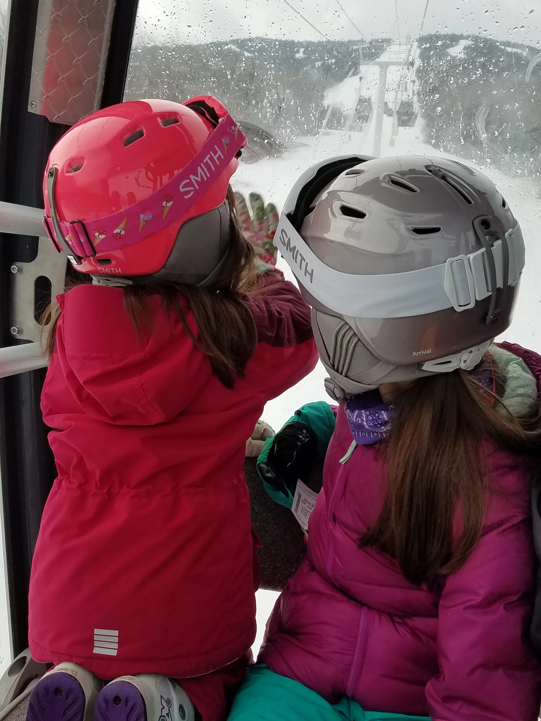 It was so sweet seeing Violet peer out the window at the summit