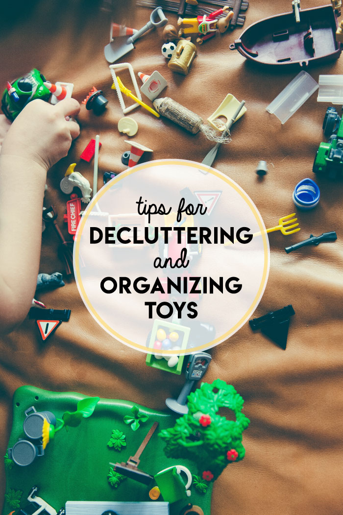 Once you declutter and organize toys, the final key step is to get into a tidy-up routine with your kids; YOU should not be solely responsible for toy cleanup!