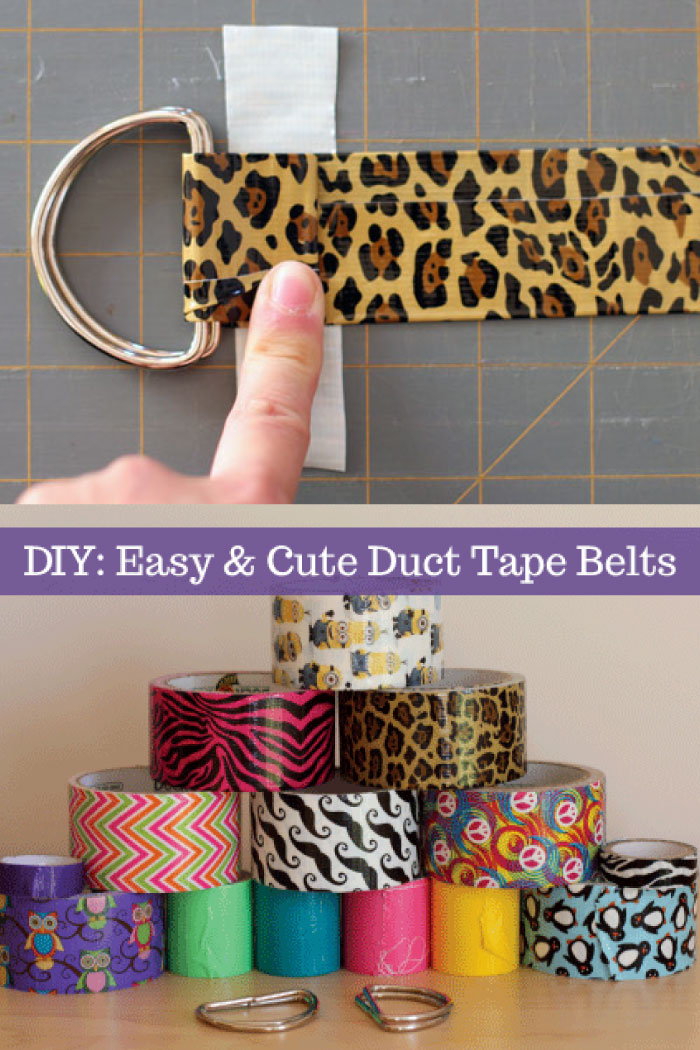 Diy Easy Cute Duct Tape Belts Boston Mamas
