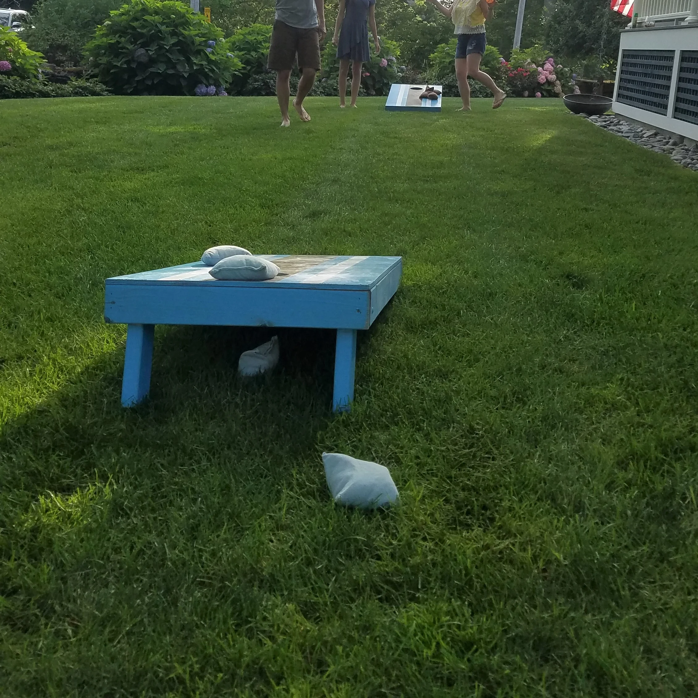 My cornhole game is extremely inconsistent but I love it!