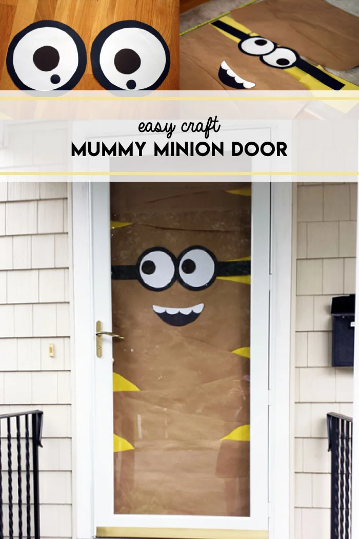 Mummy minion door DIY