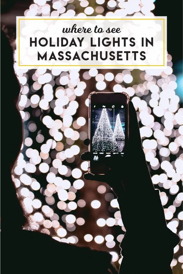 Where to see holiday light displays in Massachusetts