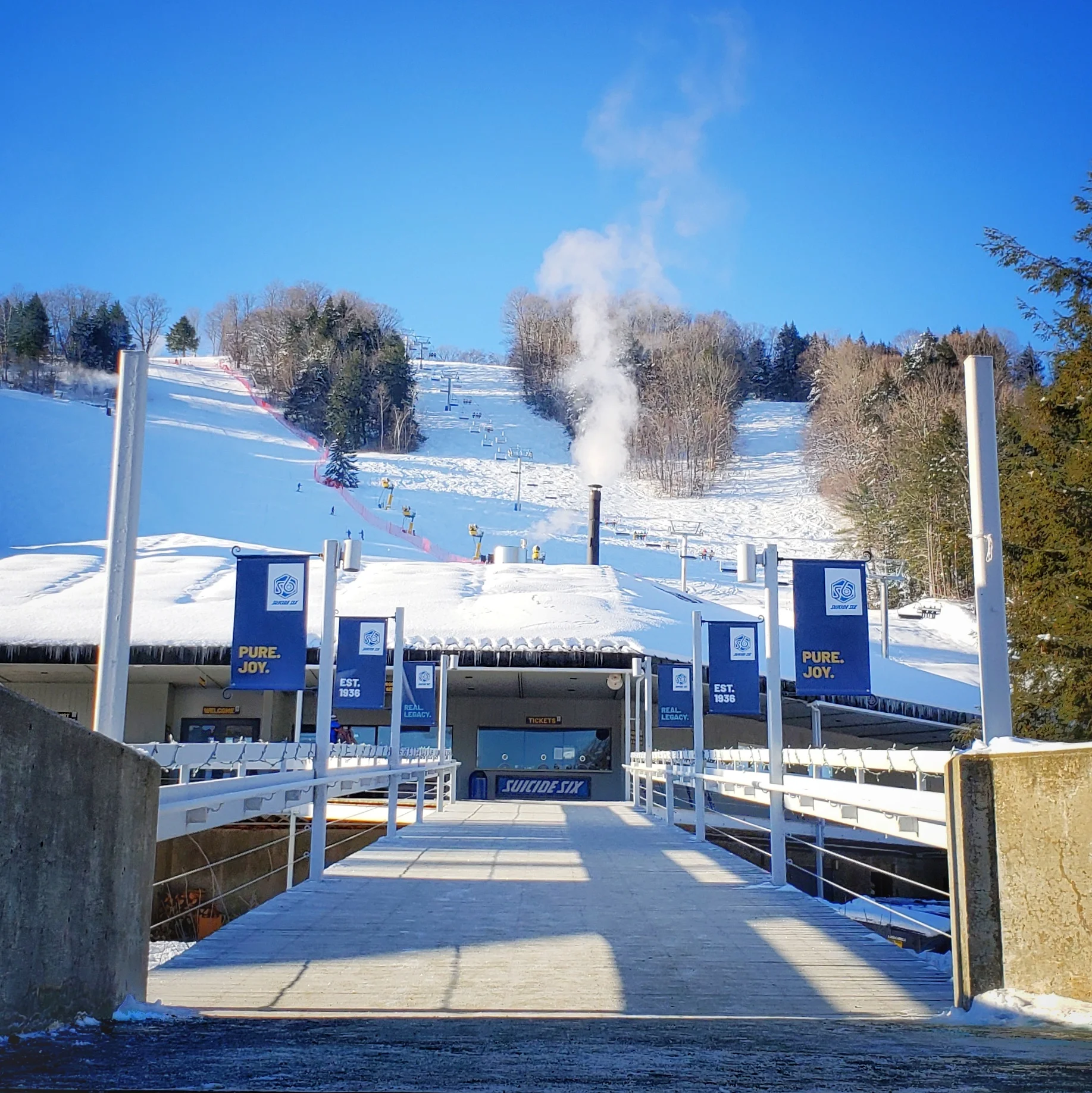 The Woodstock Inn & Resort’s Suicide Six ski area