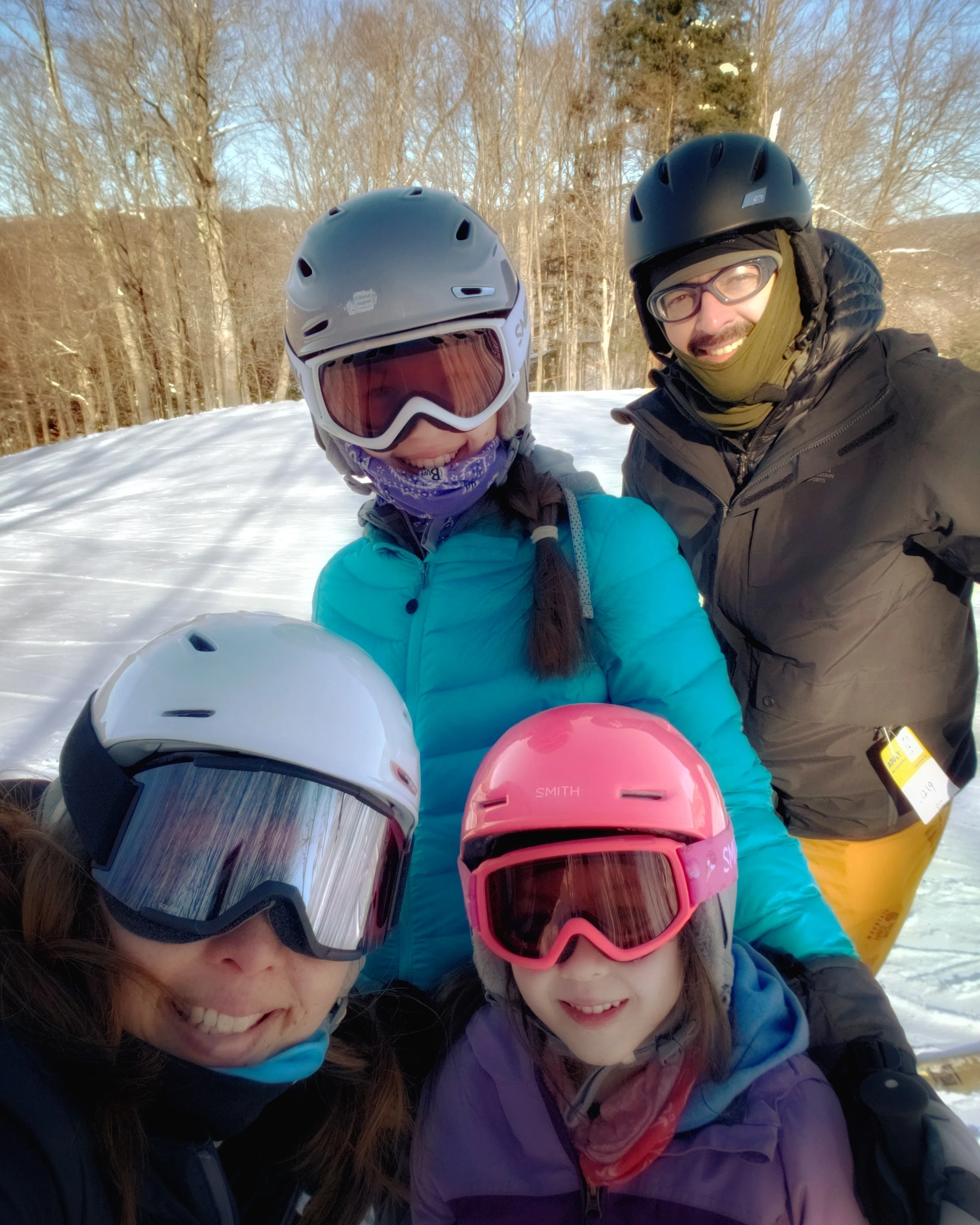 At the top of Suicide Six, Woodstock, VT