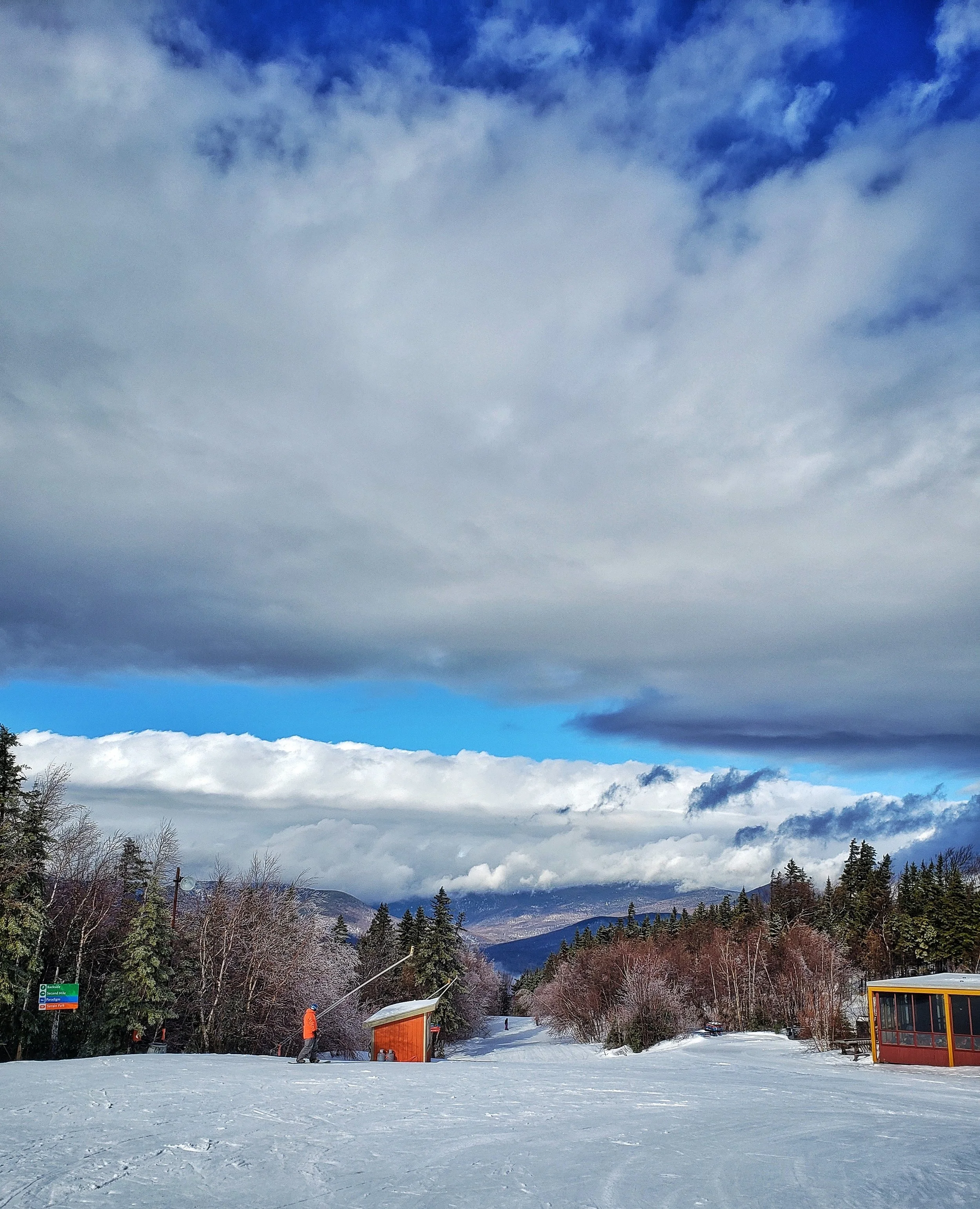 The changing sky at Sunday River