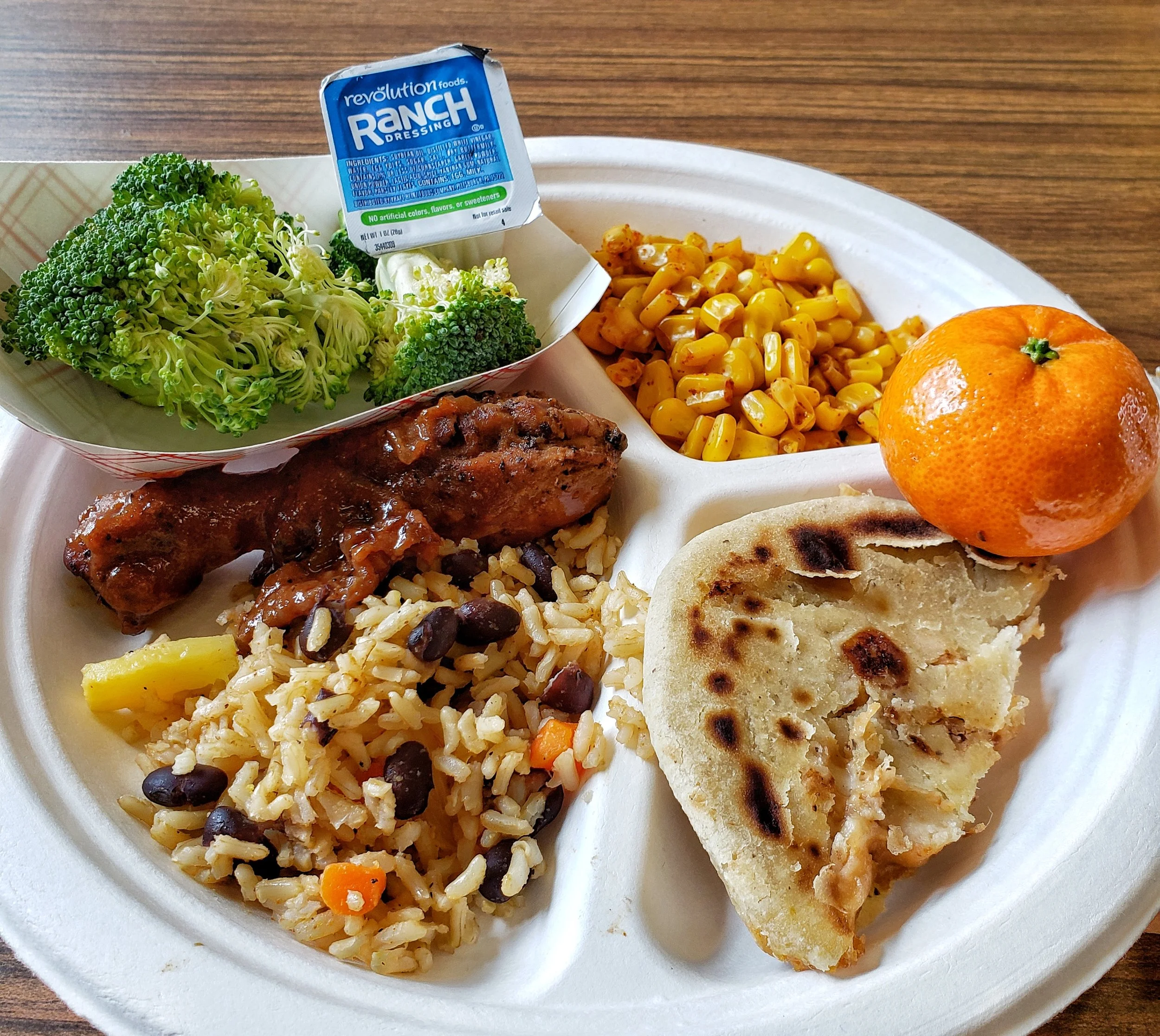 Revolution Foods offers plenty of color in their family style options