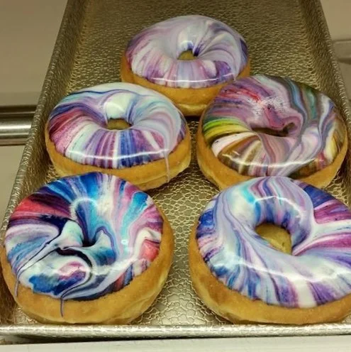 Gorgeous glazed donuts; image via Doughboy Donuts & Deli Facebook page
