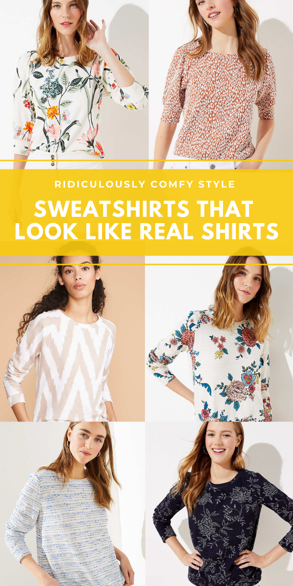 7 Sweatshirts That Look Like Real Shirts — Boston Mamas