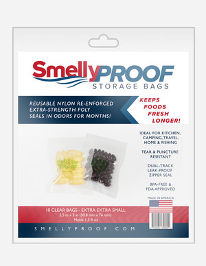 Extra Extra Small Smelly Proof Bag