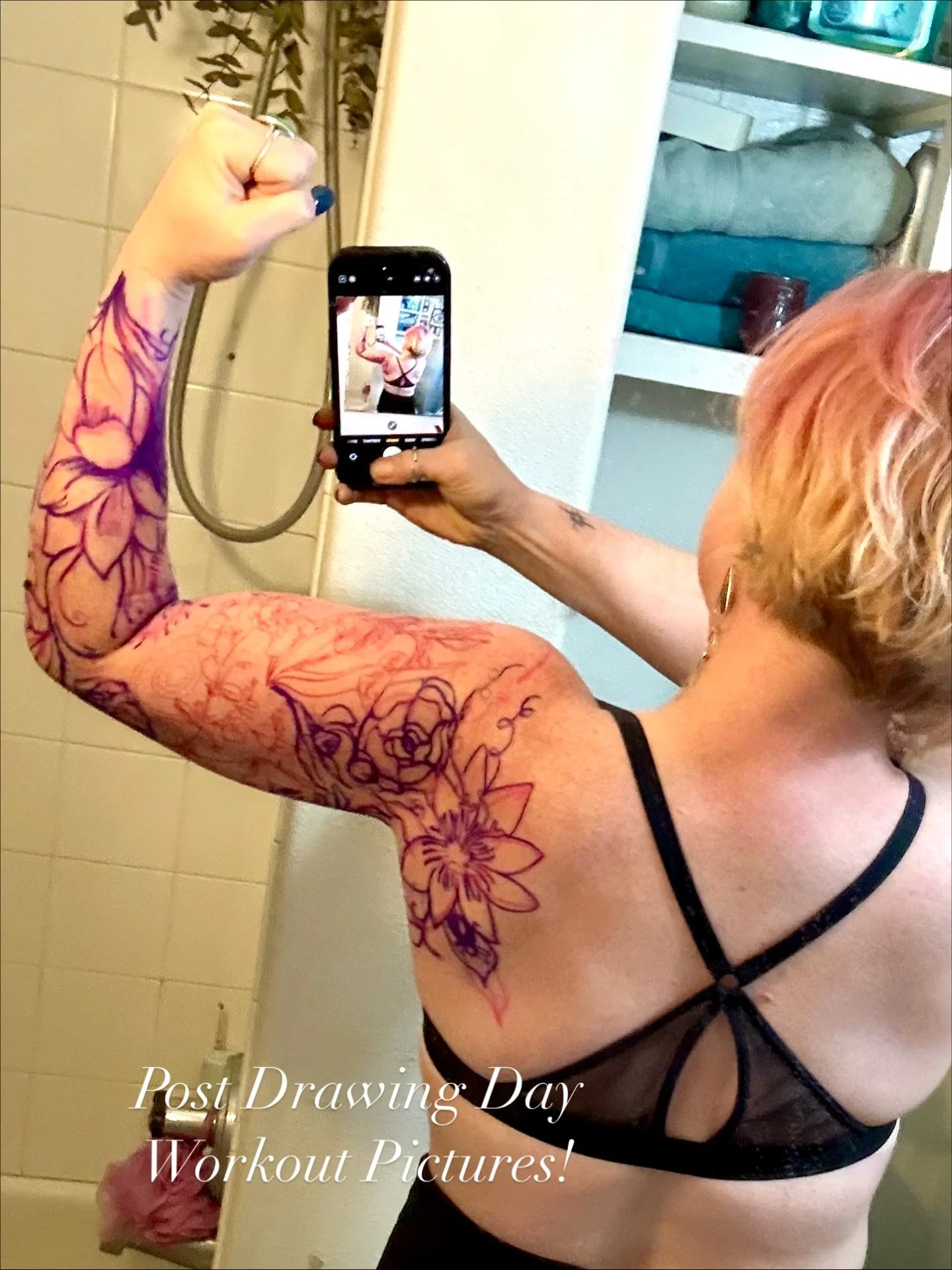 One of the services I offer for my clientele when we&rsquo;re working on a sleeve. (Leg, or arm sleeve), is a drawing day. @mo_noone and I enjoyed ourselves during this drawing day. Reach out if you&rsquo;re interested in scheduling a consult for a d