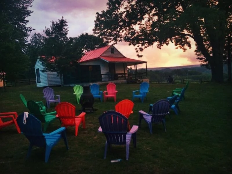Third Sunset and a plethora of chairs and sunset....