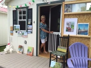 Sallie and her work in #4