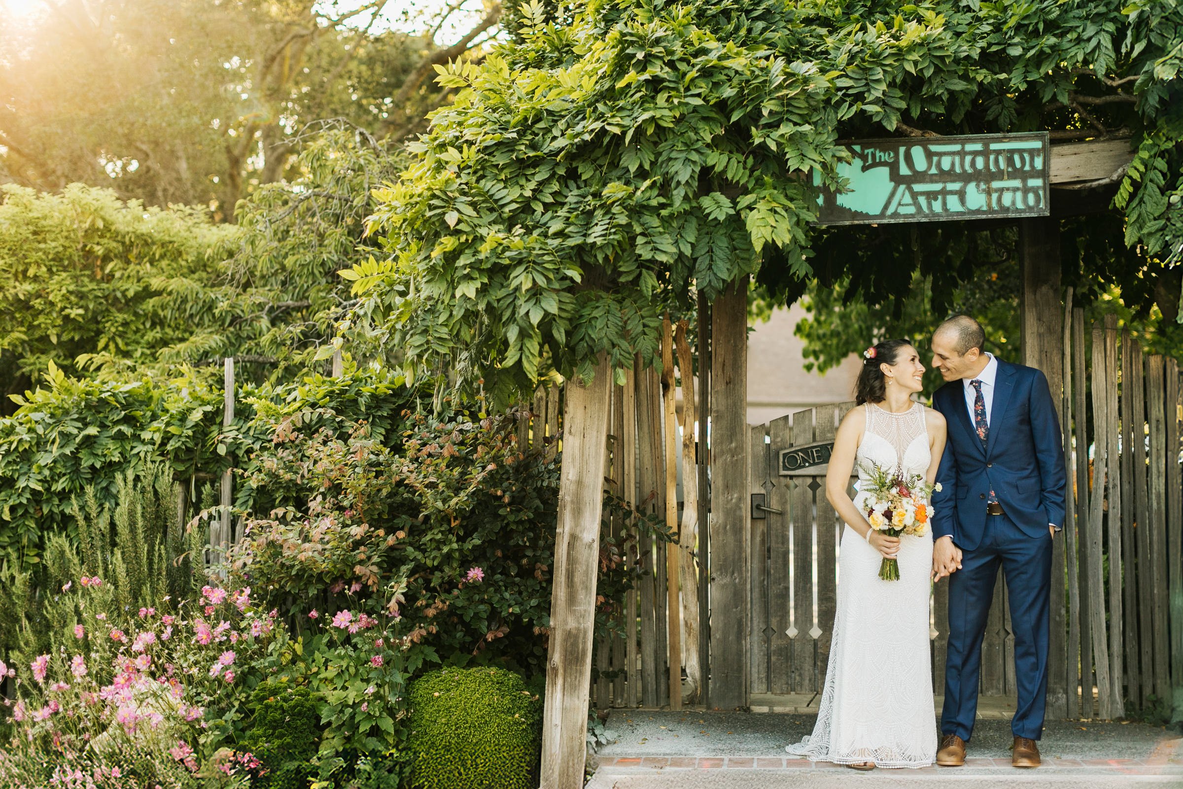 Fall Wedding at Outdoor Art Club in Mill Valley