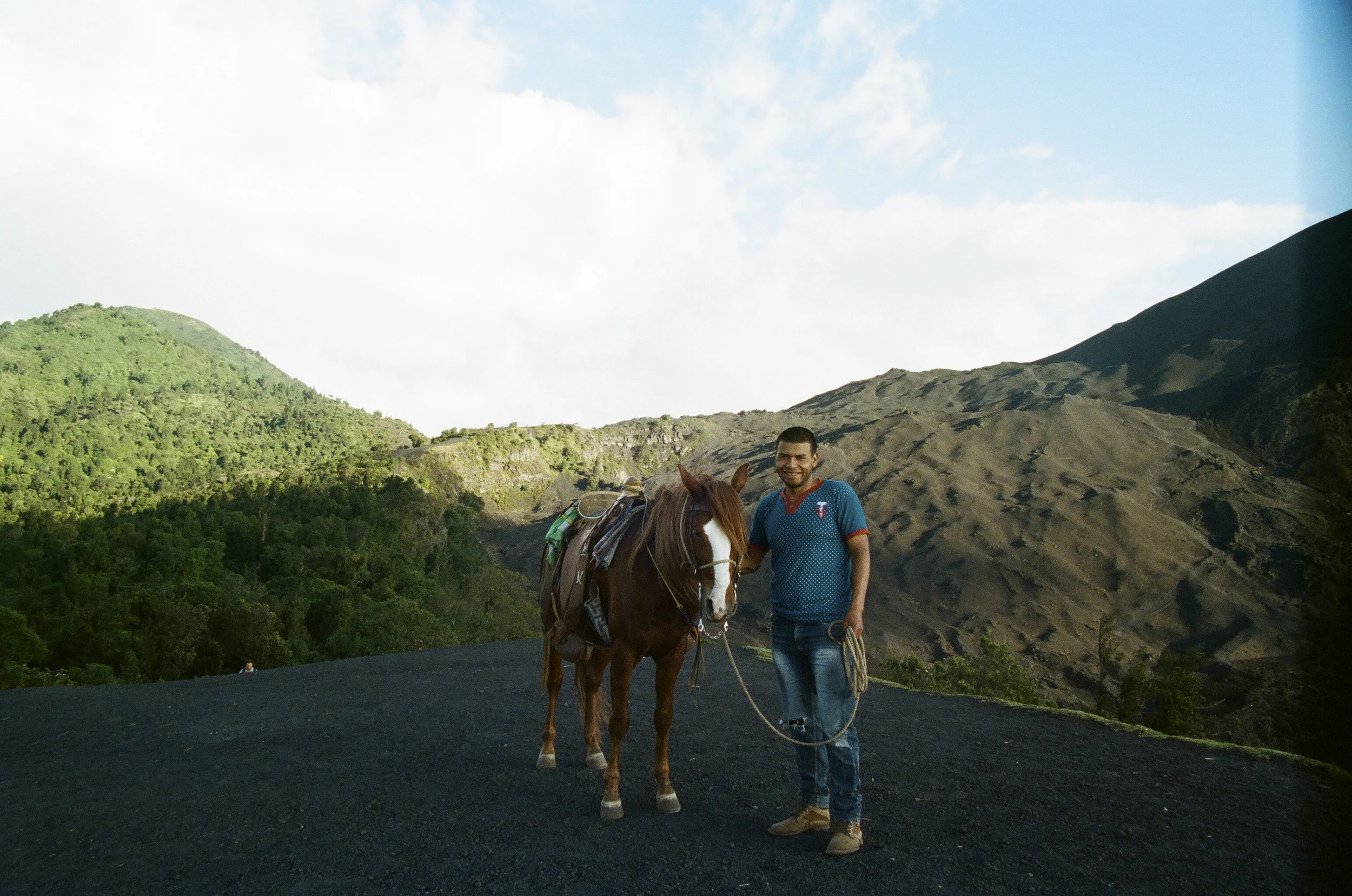My guide and the sweetest horse. All of my friends know that I am terrified of horses. So, this was a big feat for me.