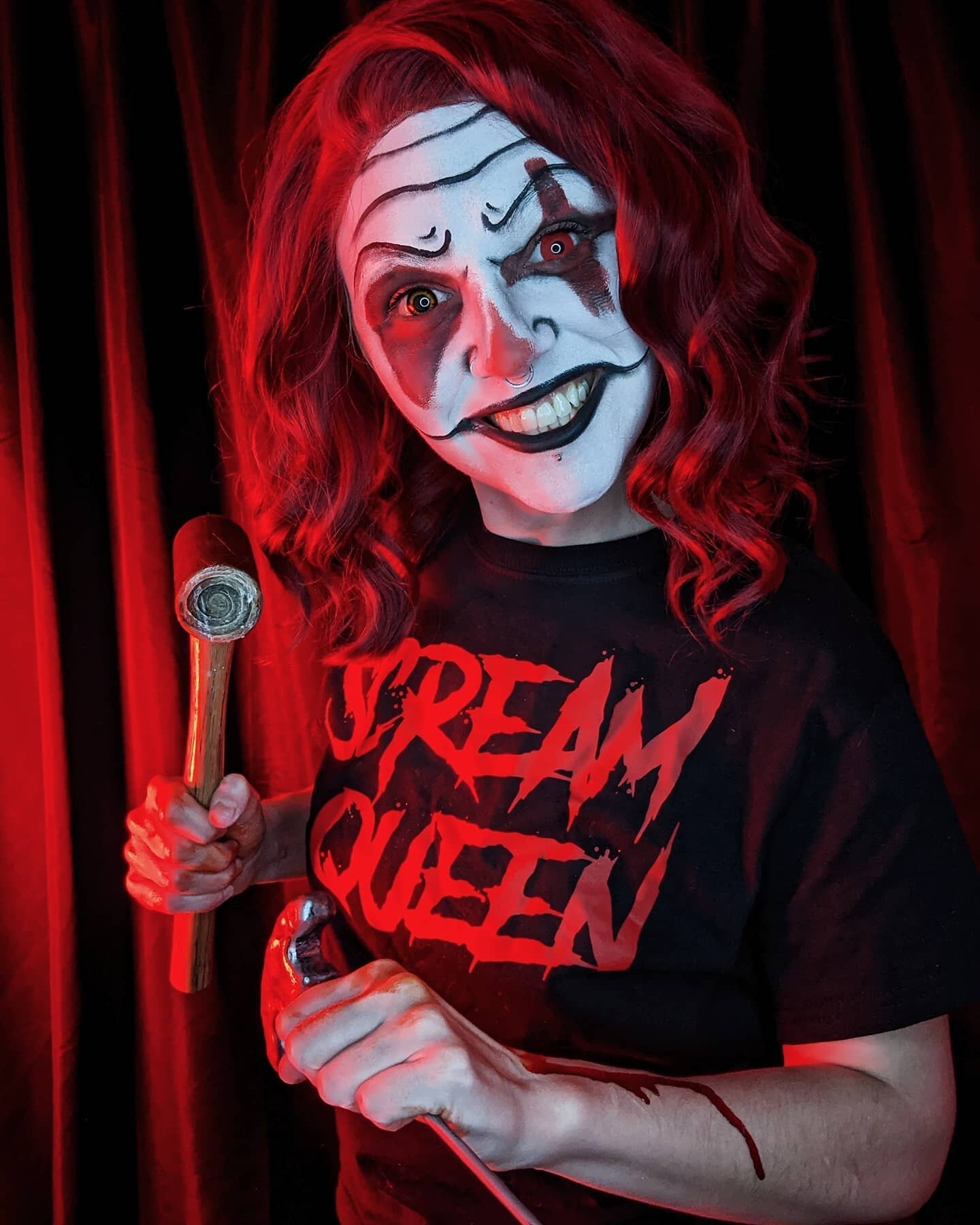 After work at the hospital Libby Lobotomy is just clownin' around in her @channel13clothing Scream Queen shirt!
*
*
*
*
*
*
*
*
*
*
*
*
*
#cosplay #cosplayer #scream #ghoul #horror #horrormovies #weatherghoul #goth #gothmodel #model #clown #spooky #n