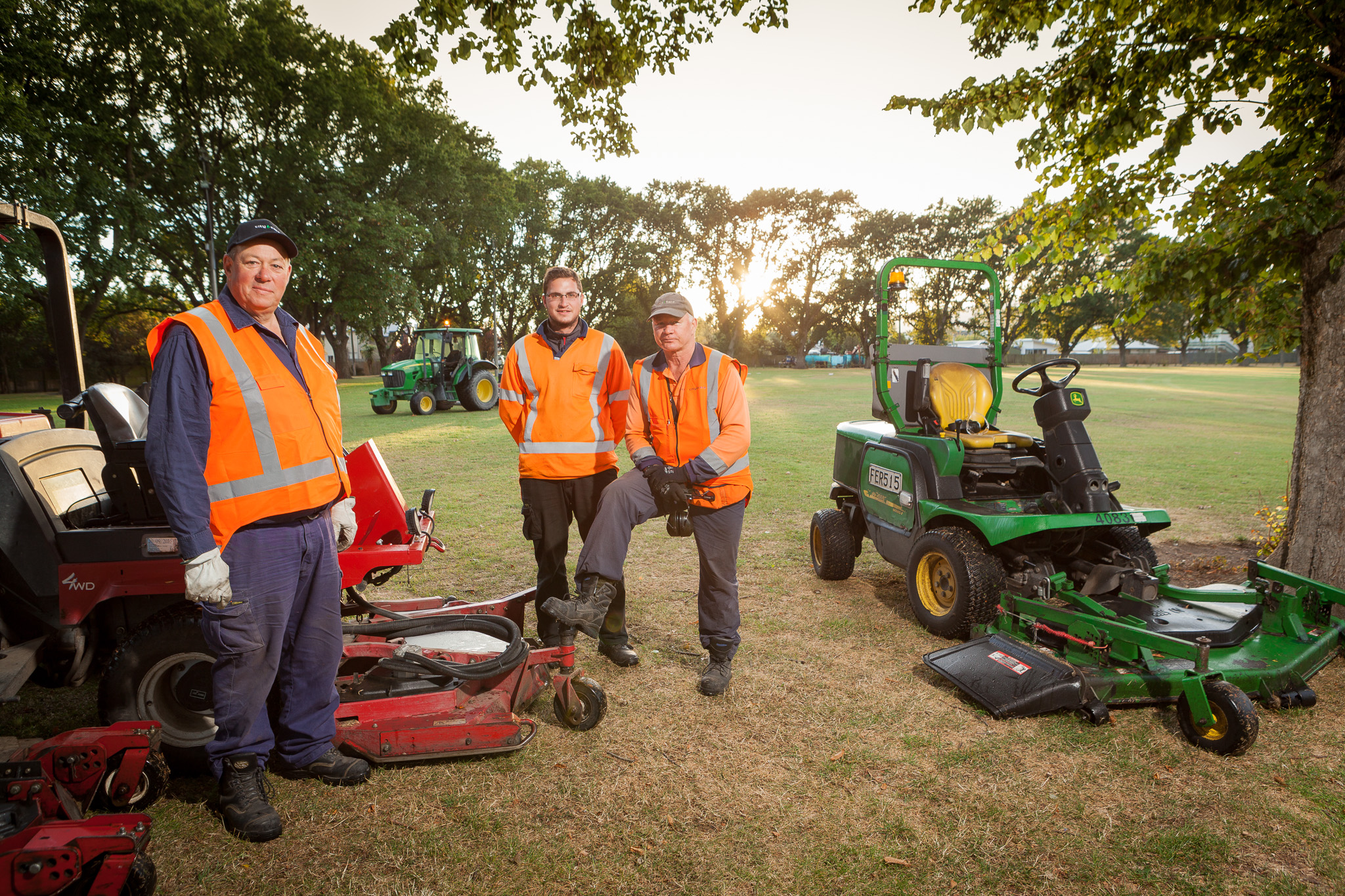 Mower men