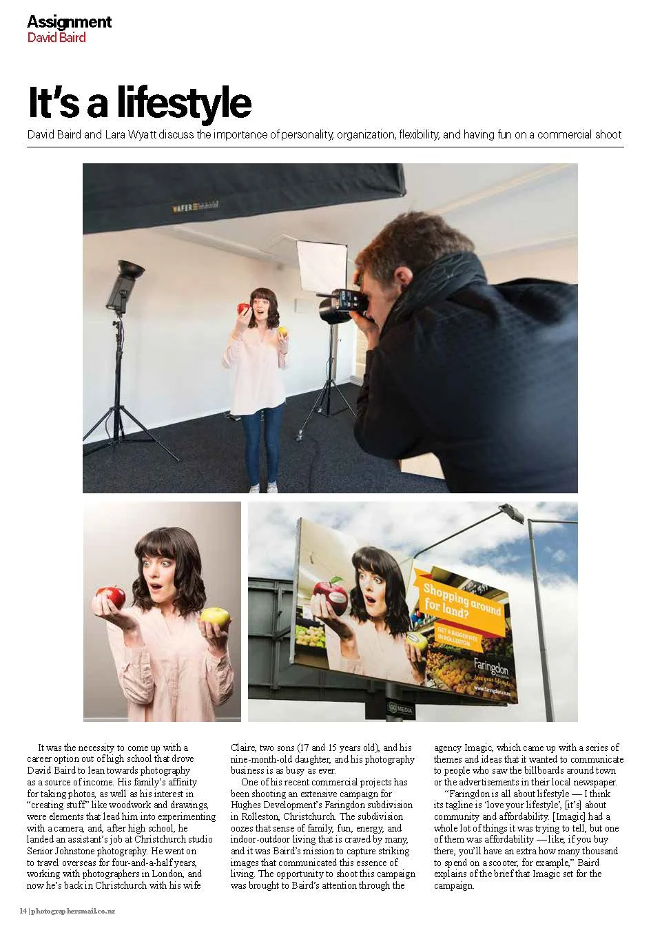 David Baird The Photographer's Mail article