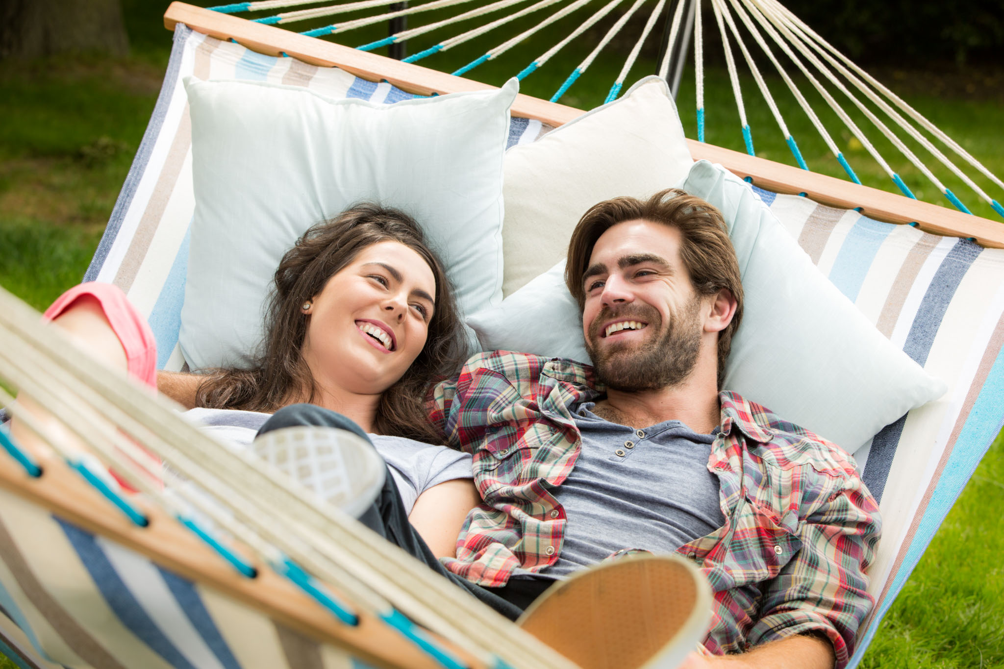 Couple in hammock