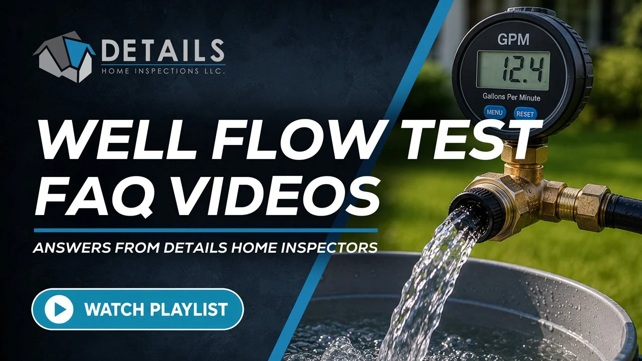 Well Flow Test from Details Home Inspections