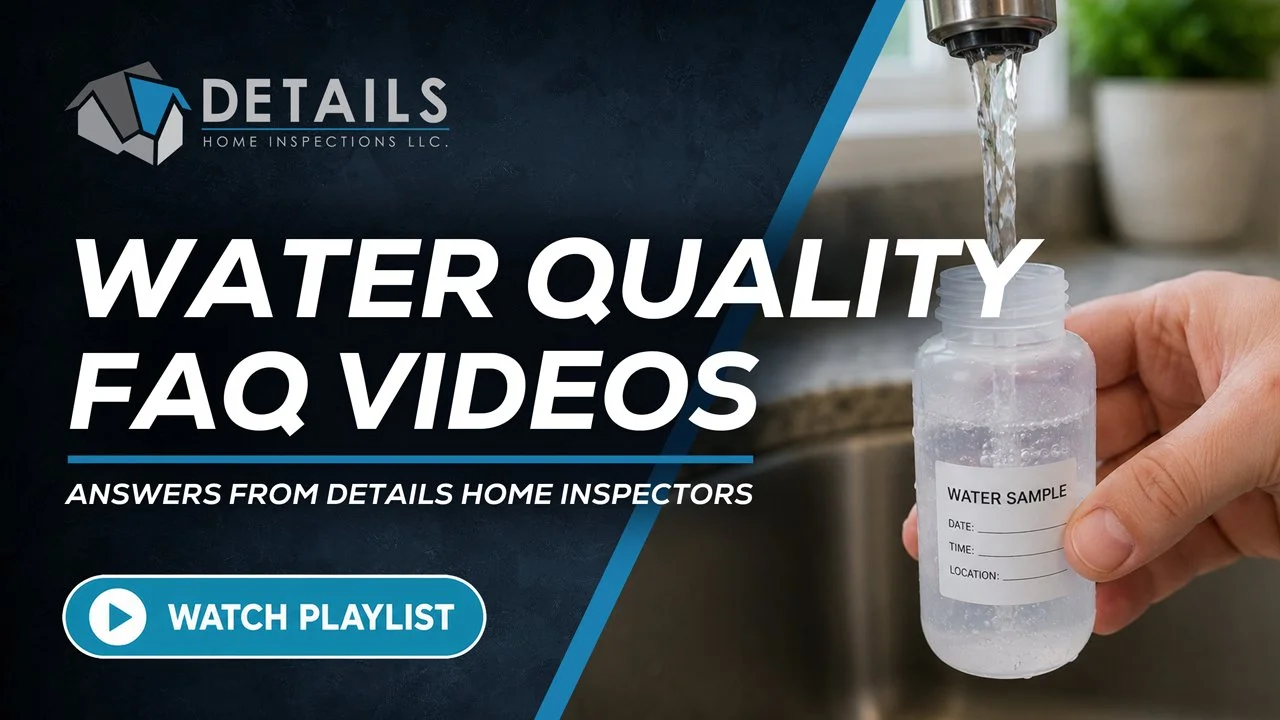 Water Quality Testing from Details Home Inspections