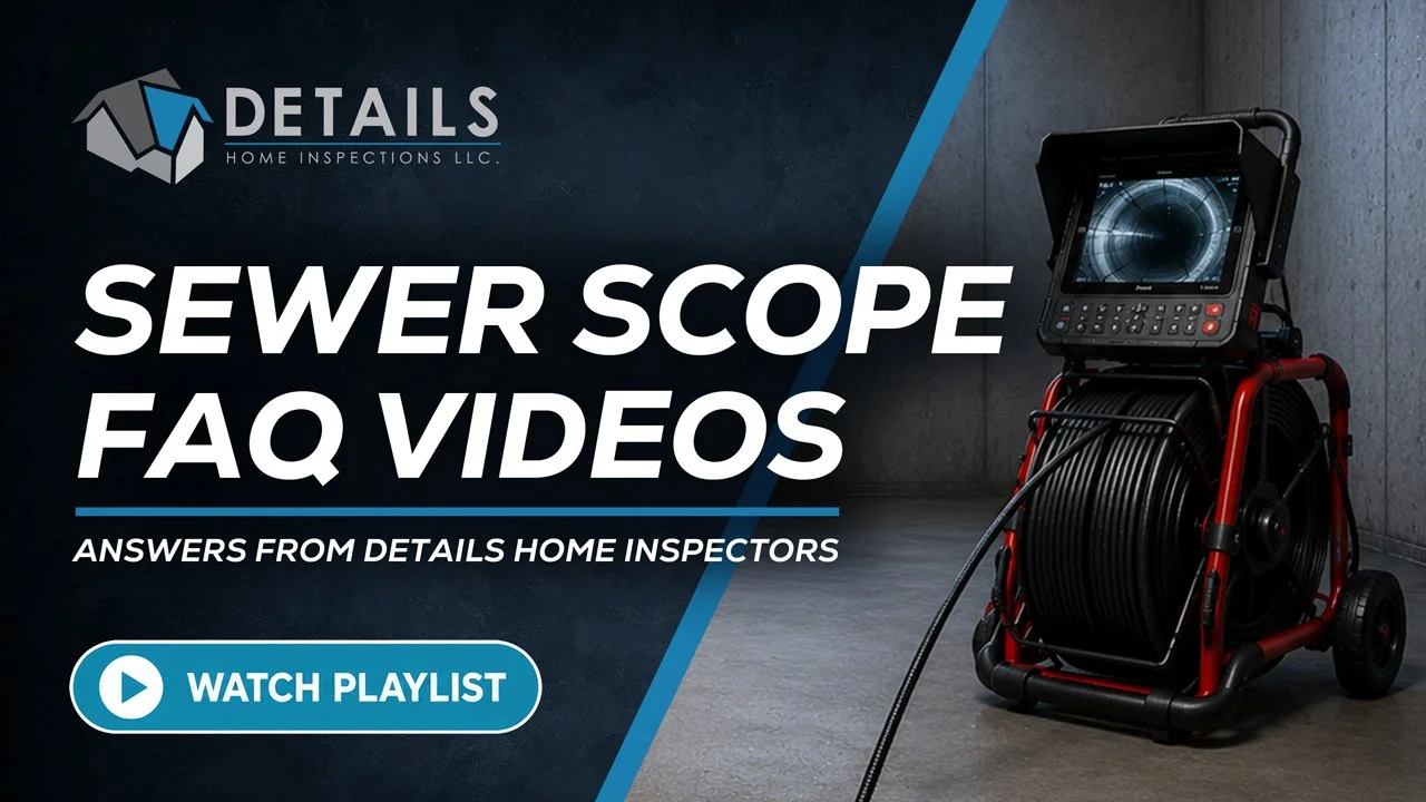 Sewer Scope FAQ Videos from Details Home Inspections
