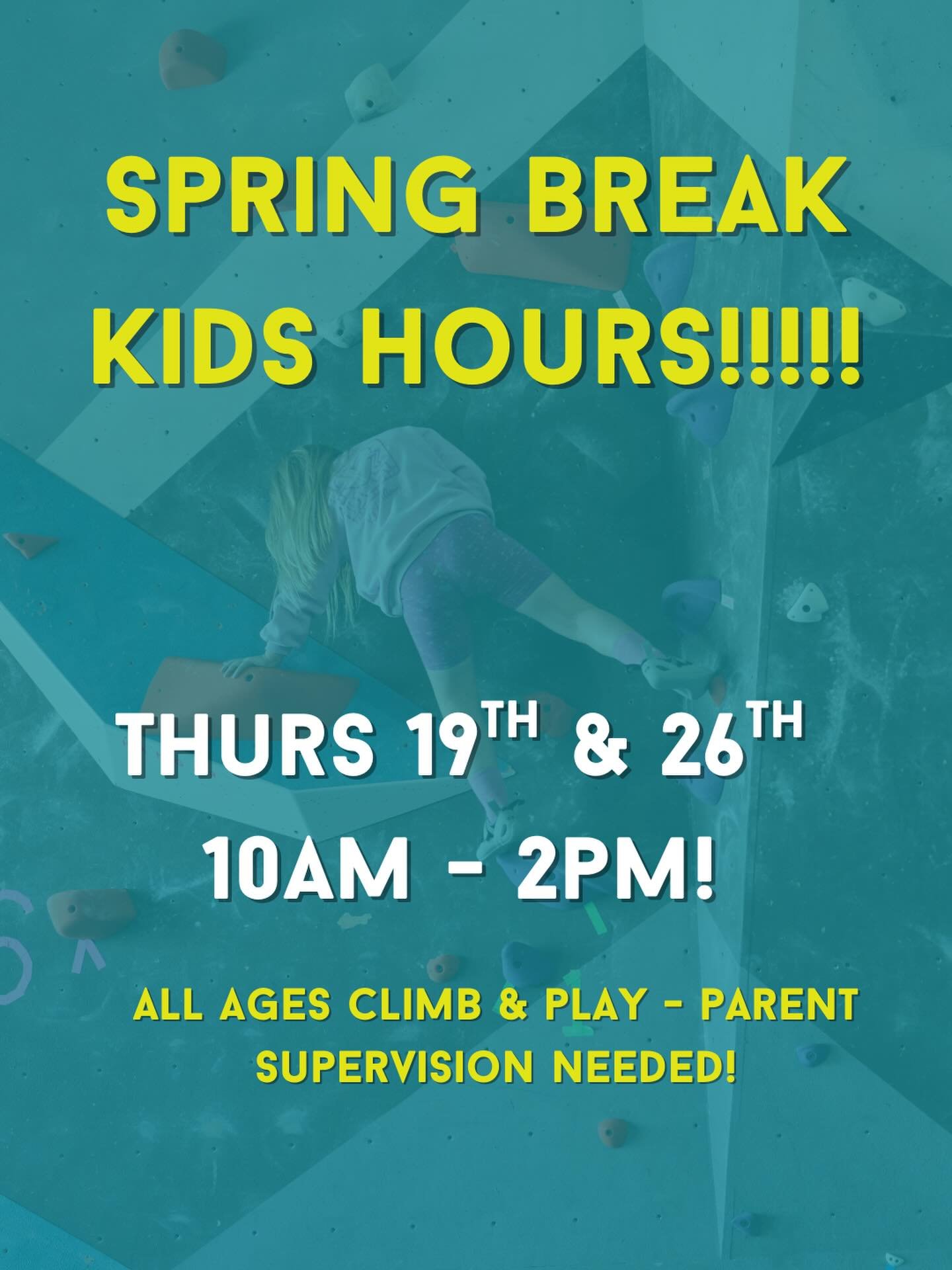 Rustling up some pop up kids play times for this rainy spring break!

Thursday 19th 10 - 2
Thursday 26th 10 - 2

All ages welcome! Parent supervision required!

See you Thursday!