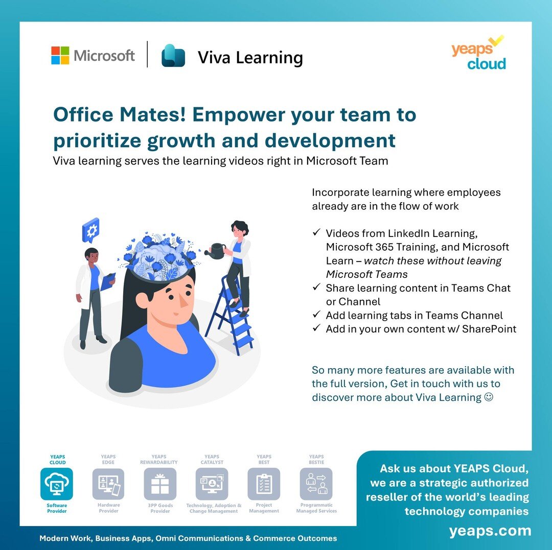 Grow Grow Grow

#DigitalTransformation #digitalacceleration #digitalimperative #Digitalmarketing #digitalbusiness #modernwork #Viva #VivaLearning #LinkedInlearning #elearning #Hr #onlinelearning #hybridwork #philippines #asia