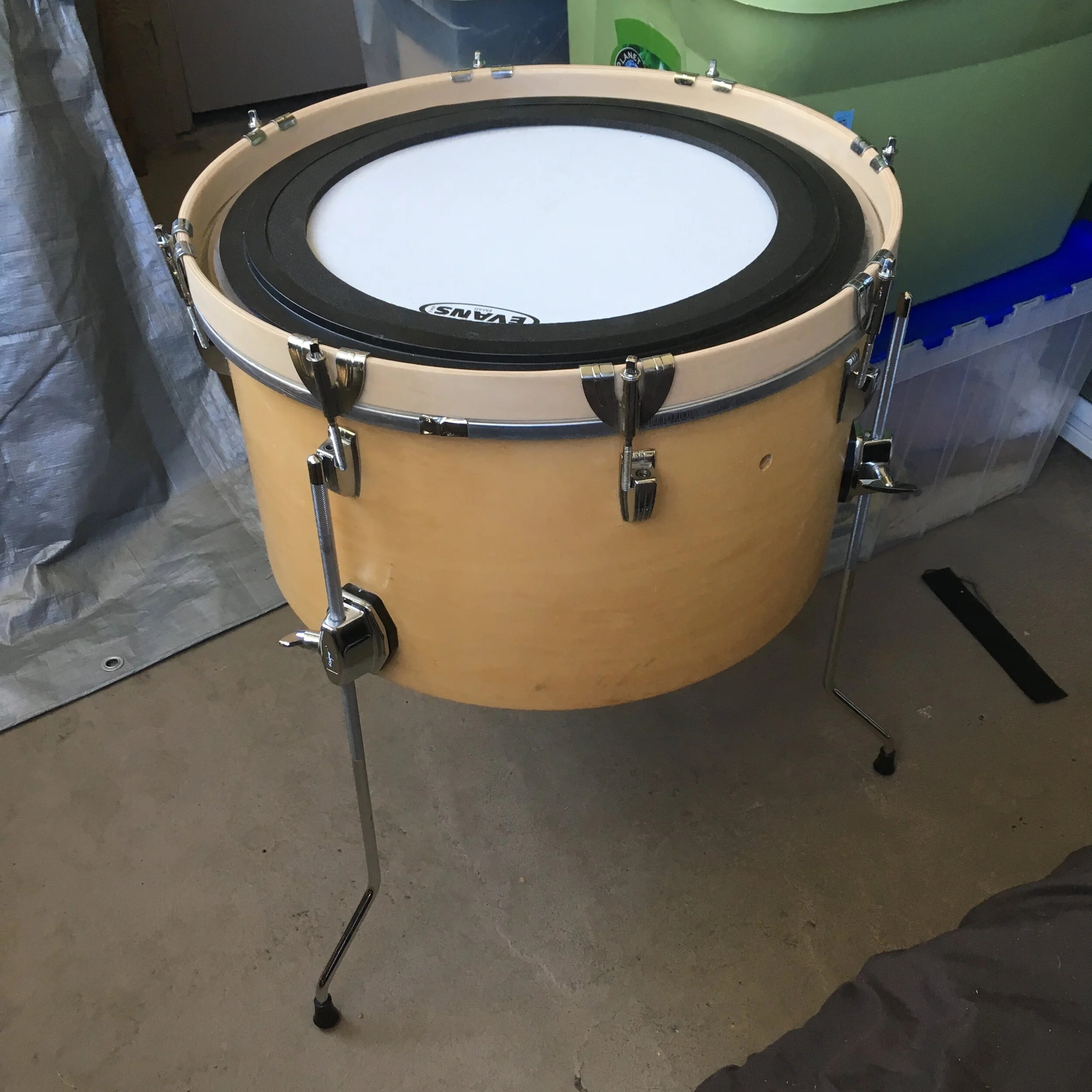 Converting a Floor Tom Into a Kick Drum