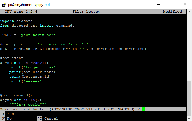 Python Create A Discord Bot On Your Raspberry Pi Using Discord Py