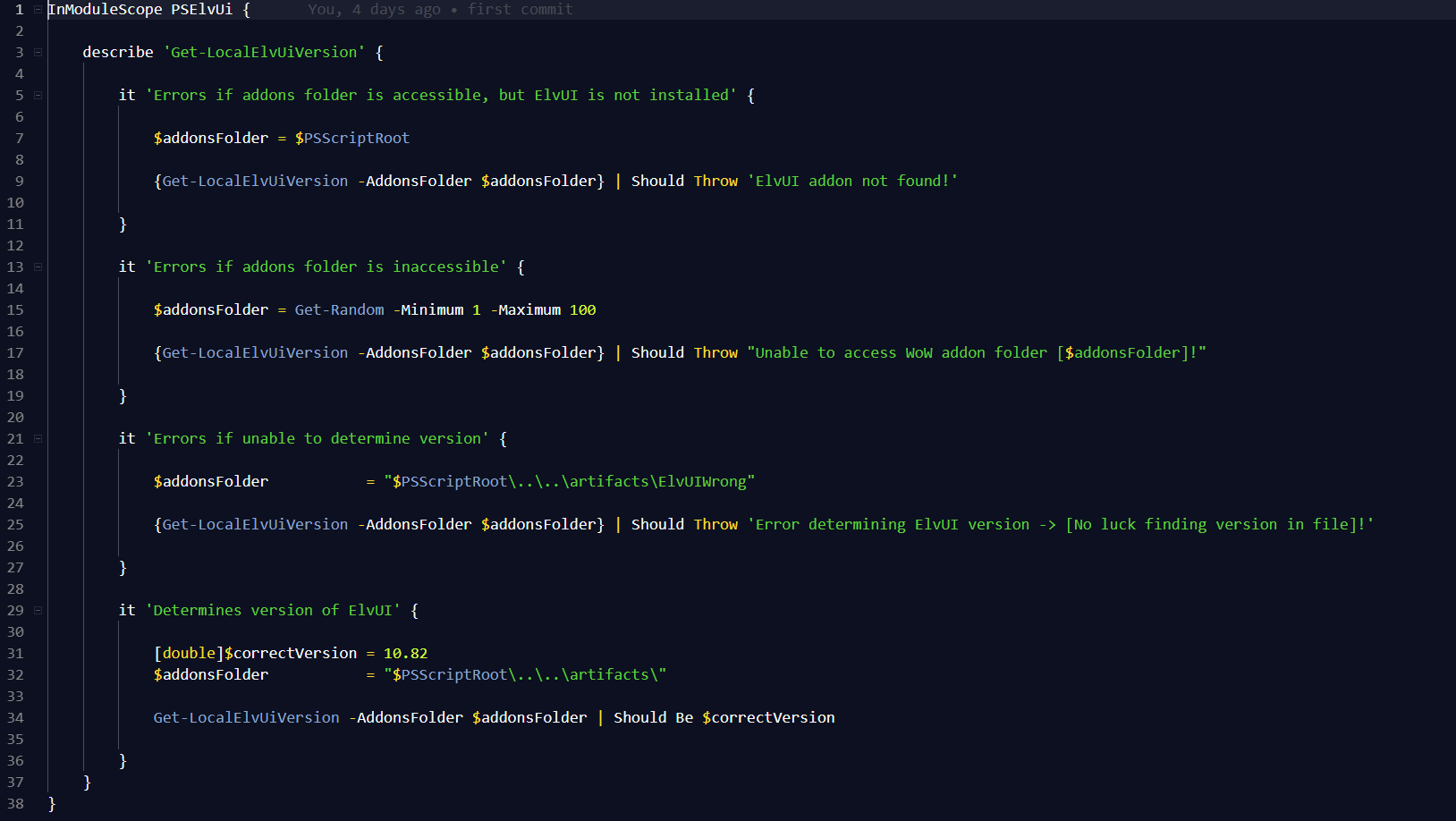 PSElvUI, PowerShell ElvUI Updater Module
