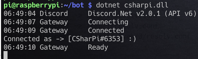 C# Discord Bot on Raspberry Pi: Simple Bot With Config File — The Ginger  Ninja