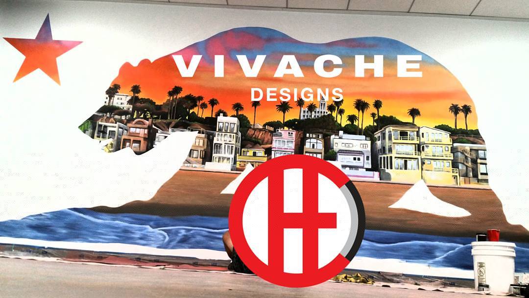 Mural Painter Vivache Designs Custom Mural Painting