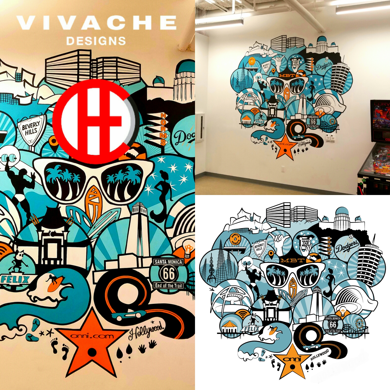 Mural Painter Vivache Designs Custom Mural Painting