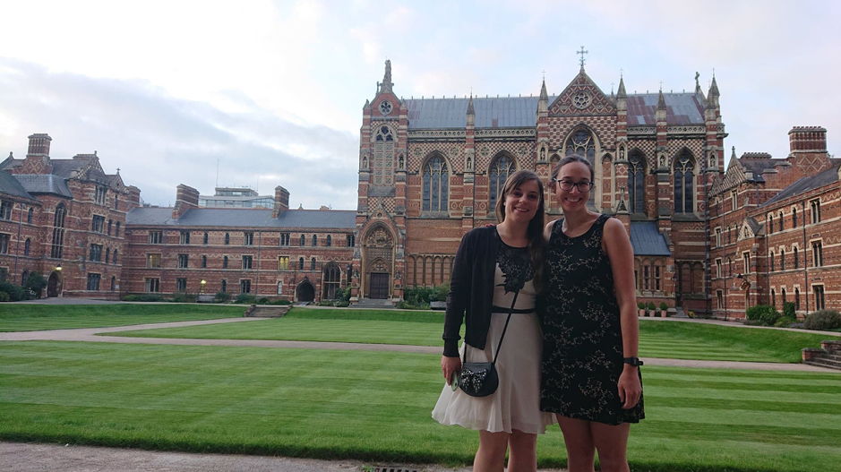 Networking at the CD1 MR1 Conference Dinner at Keble College, Oxford