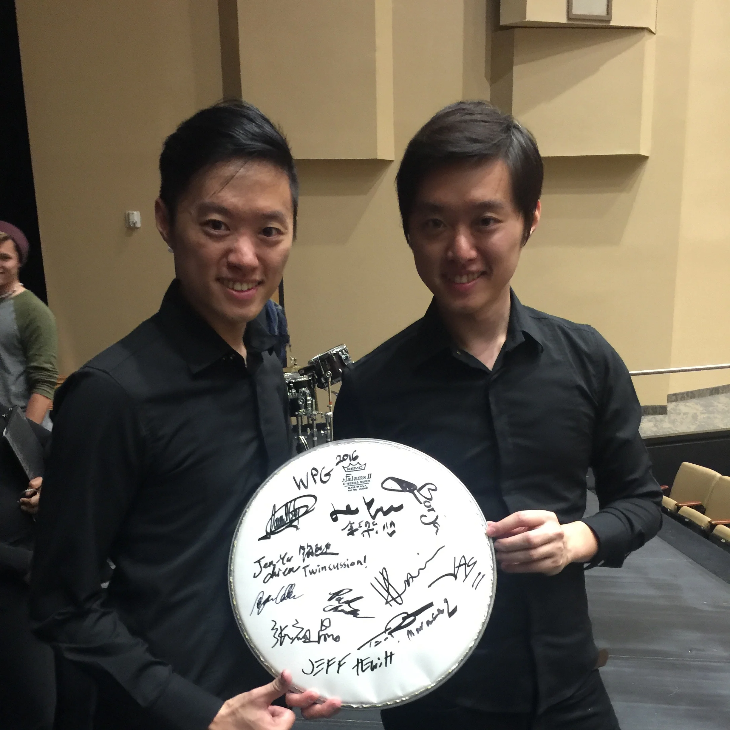 Twincussion and Signature drumhead