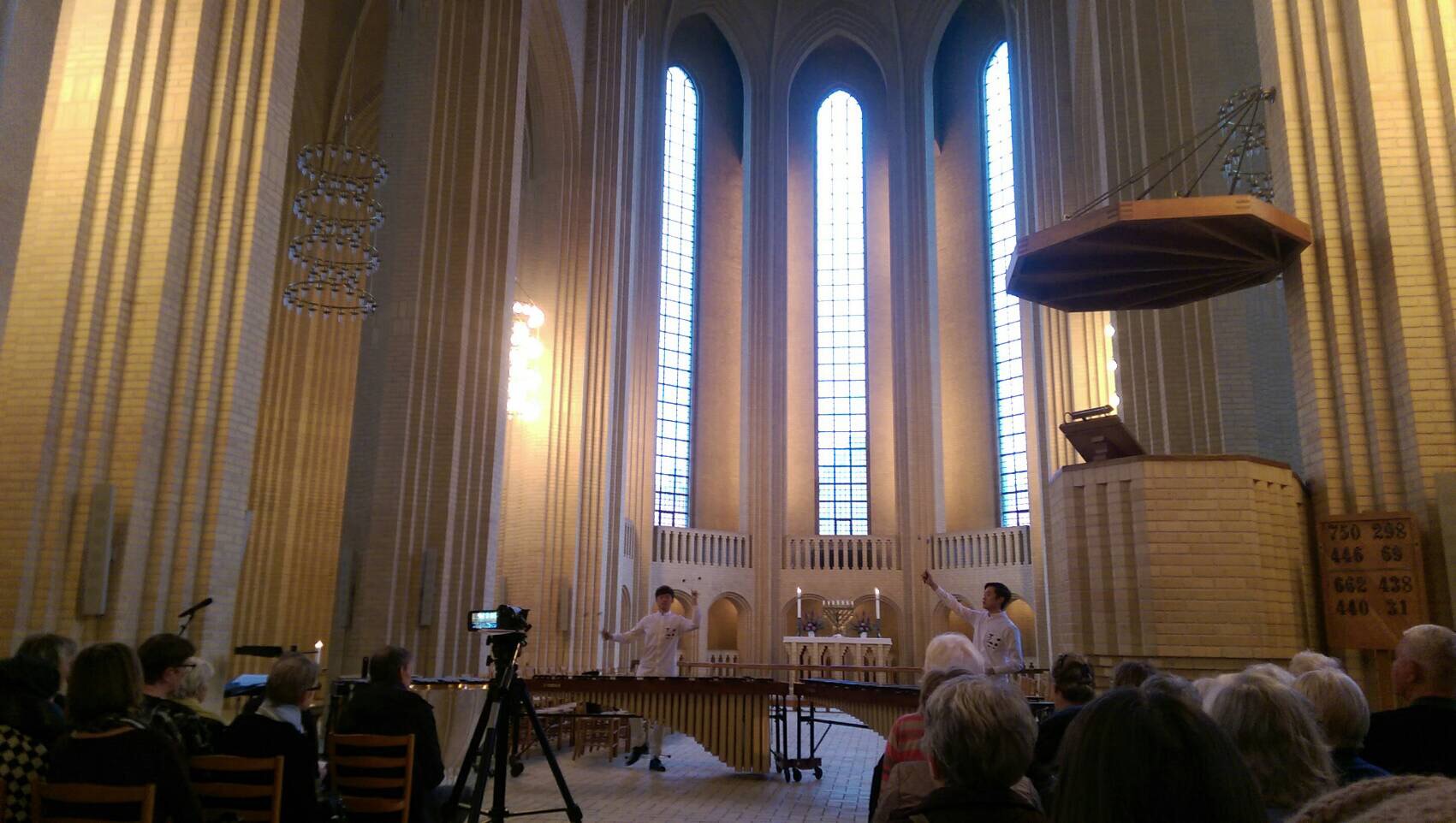 Concert in Grundsvig Church, Denmark