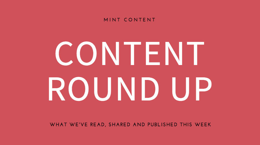 Header image Mint Content content writing round up