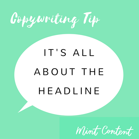 It's all about the headline
