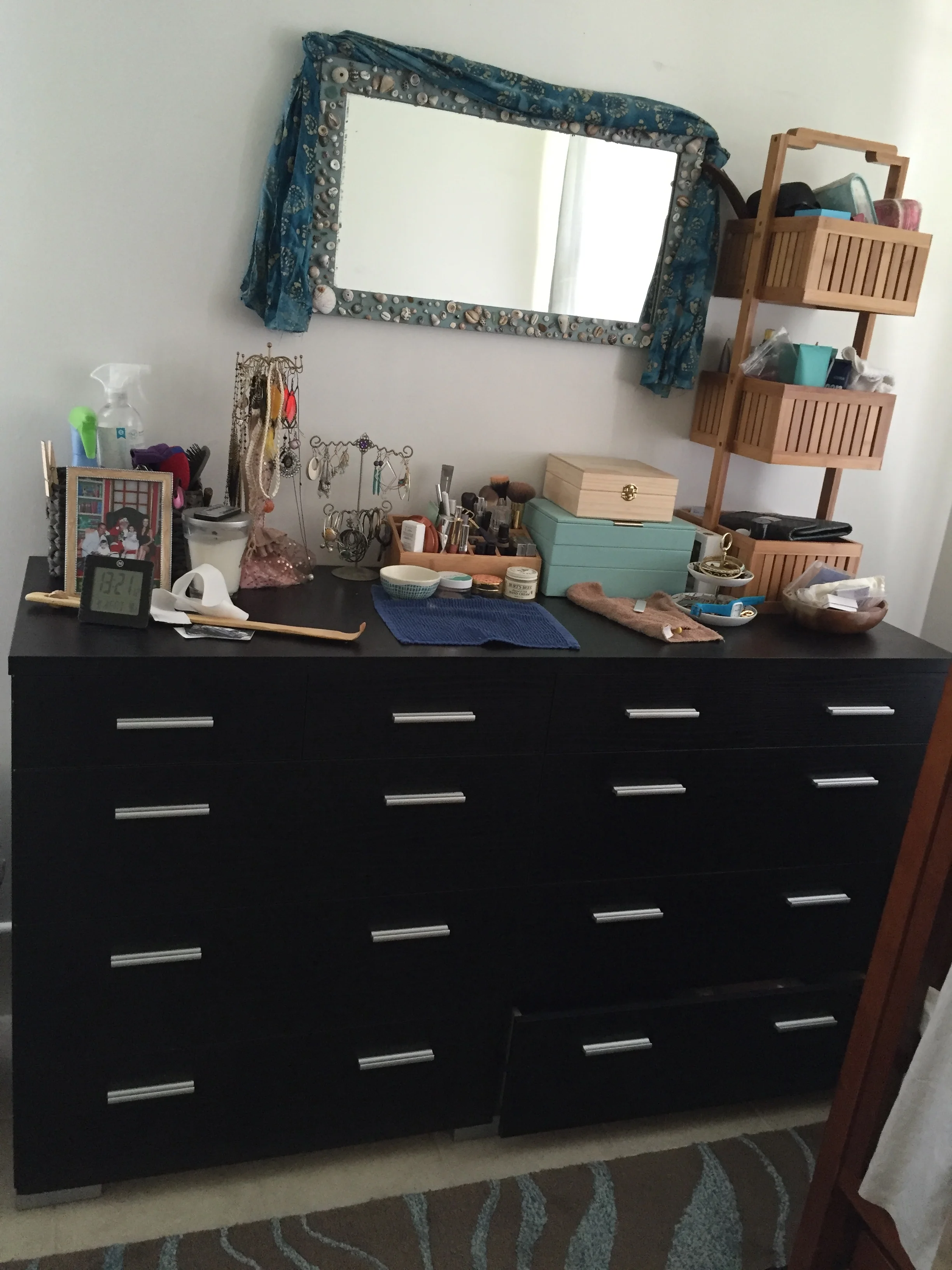 Black Wooden Dresser