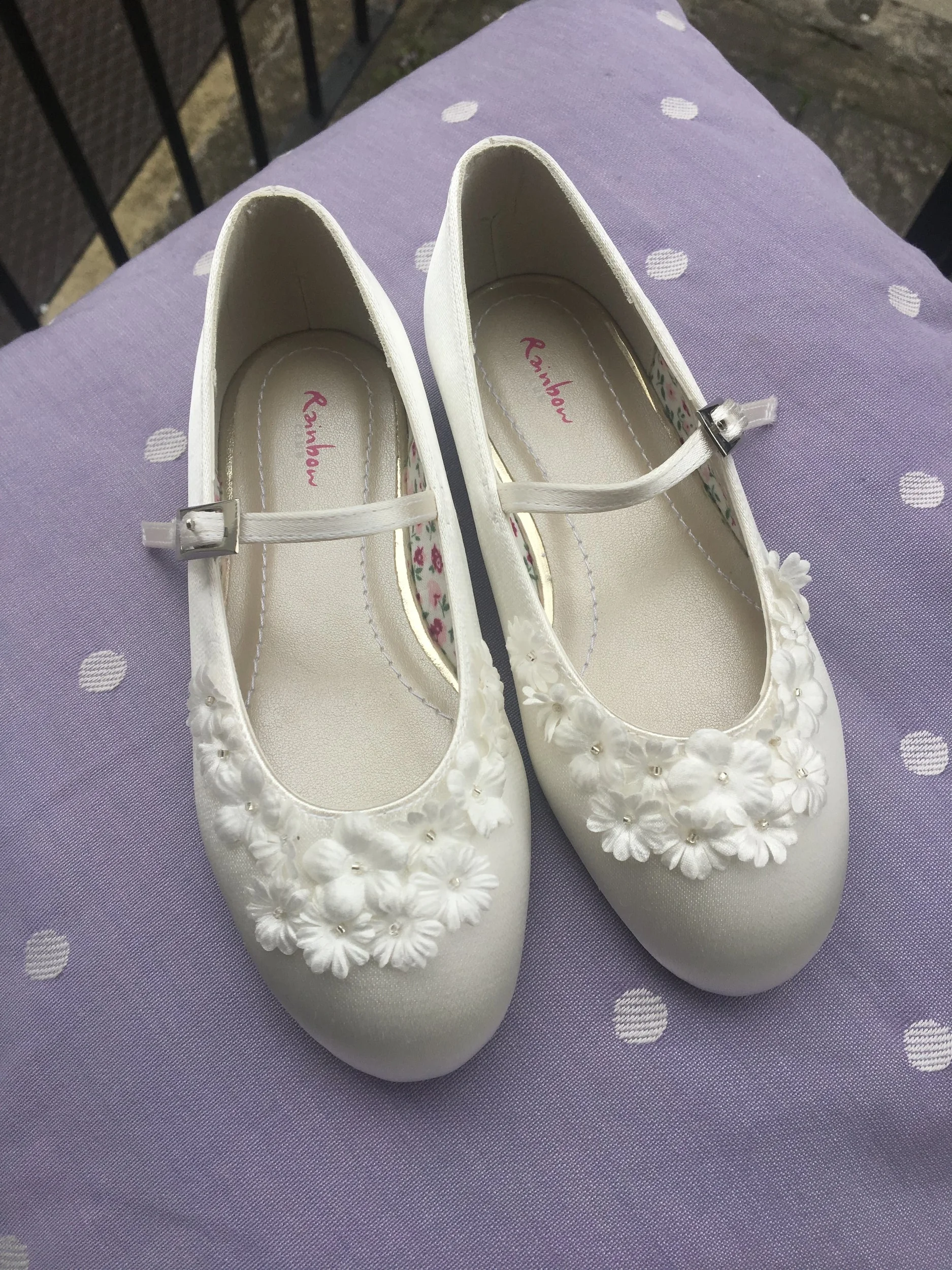 Little Bevan flowergirl Summer shoe