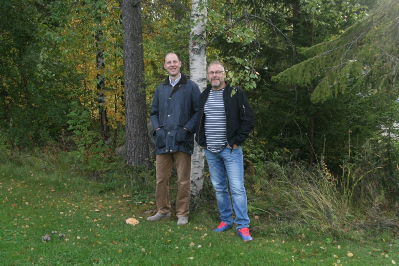 Alents nya kollegor, Martin Haller (t.v.) och Hans Hannlöv (t.h.)