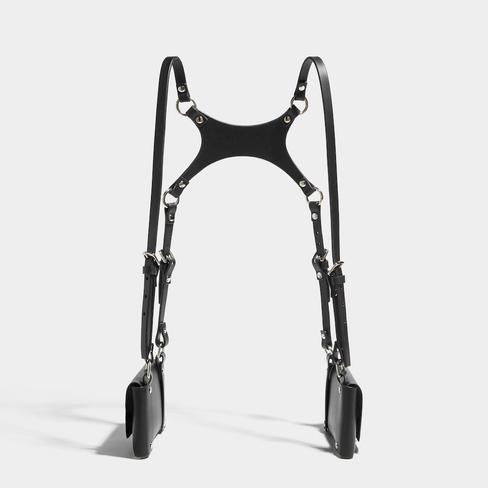 FLEET ILYA DOUBLE POCKET HARNESS BLK&SLV FR HR.jpeg