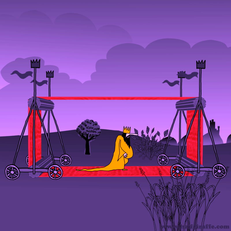 Continuous red carpet machine (for the tyrant on the move)
