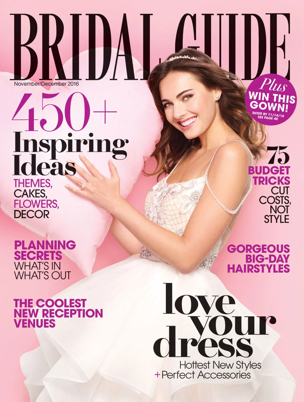 Bridal Guide National Magazine // November 2016